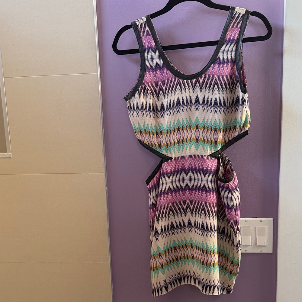 Parker Multicolor Geometric Dress size S small
